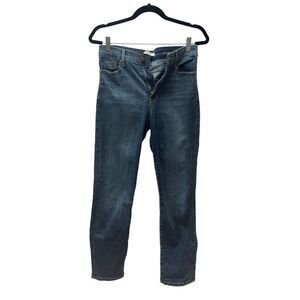 Fidelity Denim Women's Cher Crop High Rise Slim Straight Jeans St. Tropaz 27